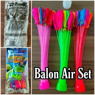 (Harga 1 bungkus isi 111 pcs / 3 set) Balon Air / Water Balon / Battle Water Ballon / Mainan Balon Air Magic
