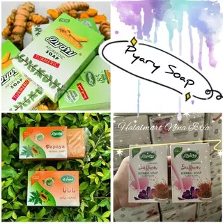 Sabun Arab Pyary Ayurvedic Soap Turmeric Papaya Pepaya Saffron Safron Pyari Asli ori Original