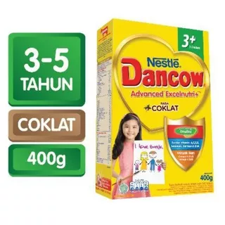 Dancow 3+ Usia 3-5 Tahun Rasa Madu/Coklat/Vanilla 400gr/