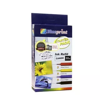 Tinta Printer Suntik Starter Pack 4 Warna Blueprint Printer Canon