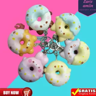 SQUISHY LICENSED MURAH MINI KARAKTER DONAT PANDA