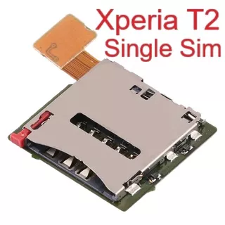 Flexibel Konektor Sim - Sony Xperia T2 Single Sim - D5303 - D5306 - D5316