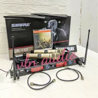 Mic wireless SHURE UR12D UR 12 D BISA UBAH FREQUENCY