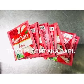 Nutrisari Rasa LECI 1 renceng isi 10 sachet | Minuman Nutrisari Lychee Murah Promo