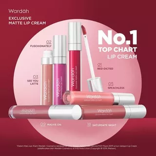 Wardah Exclusive Matte Lip Cream / Lip Cream / lip matte / lipstik / wardah lipstik /wardah lip cream