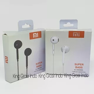 Handsfree Headset XIAOMI R17 Earphone Stereo Super Bass MI R-17 - Putih