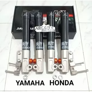 TABUNG SHOCK BOTOM RT STAGE 6 YAMAHA DAN HONDA, MIO, XEON, SOUL& all BEAT SCOOPY VARIO dll..