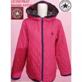 JAKET CONVERSE ORIGINAL PINK FANTA MINUS JAHITAN