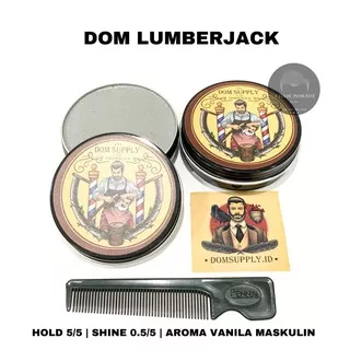 DOM LUMBERJACK MATTE STRONG CLAY POMADE 3.5 OZ