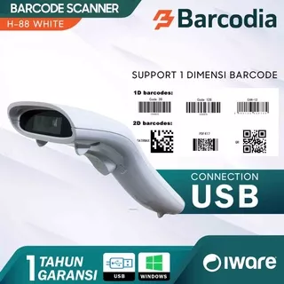 Barcode Scanner IWARE H88 (QR CODE, E FAKTUR, PDF 417) GARANSI / Scanner Barcode 2D