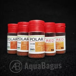 Pakan larva ikan | Polar Red 10 Gram | Artemia Instant Shell 10gr | 10gram