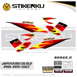 Jupiter MX 135 OLD / EXCITER 135 / LC 135 OLD / STRIPING / STOCK STICKER / STOCK DECAL / Various  / MX135 2005 / 2006 / 2007 / 2008 / 2009 / 2010 B