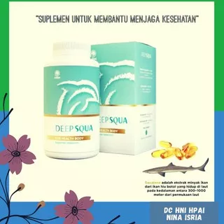 Deep Squa Squalene Ekstrak Hati Ikan Hiu DEEPSQUA DEEP SQUALENE HNI HPAI