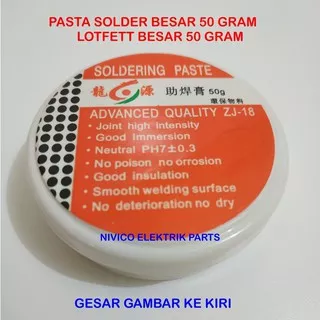 FLUX SOLDER / PASTA SOLDER / MINYAK SOLDER 50gr / PASTA SOLDER 50 Gram / FLUX PASTA SOLDER