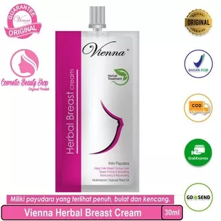 Vienna Krim Pembesar Payudara Breast Cream Herbal Sachet 30 ml Original Bpom