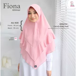 KHIMAR FIONA AZMEELA KHIMAR CERUTI BABYDOLL DOUBLE LAYER PAD ANTEM