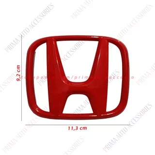 Emblem Logo HONDA BRIO All New 2018 - 2020 MERAH (Belakang)