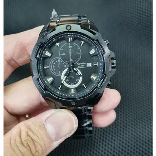 jam tangan pria alexandre christie 6305 MC black original garansi resmi 1 tahun