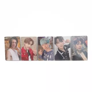 PC PHOTOCARD STRAY KIDS NOEASY - CHANGBIN, DOUBLE SIDE DS HYUNJIN, HAN JISUNG JAKET MERAH, FELIX, SEUNGMIN HANBOK