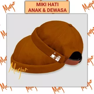Peci Miki Hat Anak dan Dewasa Logo Kopi Roko Topi Pria Kualitas Import Premium