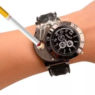 Jam Tangan Korek Elektrik The Lighter Watch Premium