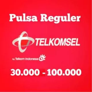 Pulsa Reguler Regular Telkomsel Simpati As Loop 30rb 40rb 50rb 60rb 75rb 100rb 50.000 60.000 100.000