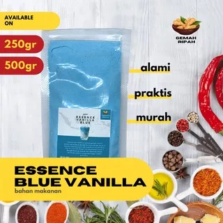 Essence Blue Vanilla 250gram 500gram 1kg Bubuk Rasa Blue Vanila Premium Essence Essen Vanilla Bubuk Minuman Kekinian Perasa Makanan Flavour Enak Minuman Kekinian Bubuk Minuman Bubuk Minuman Rasa Bubuk Premium Essence Makanan Bahan Pembuat Ku