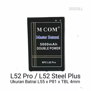 Baterai Spc L52pro L52 steel Plus L52 Pro L52 StelPlus L52SteelPlus Double IC Protection