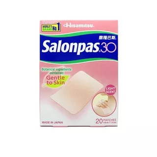 SALONPAS Hisamitsu 30 pink / made in JAPAN / Koyo pereda sakit - 20 Sheets