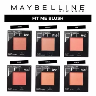Blush On Maybelline Fit Me 7 Varian Warna - Blush On Fit Me Pencerah Wajah
