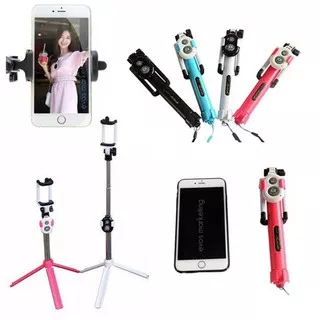 Tongkat Narsis Tongsis 3 in 1 With Bluetooth + Tripod Selfie Stick Tongsis Bluetooth Tongsis Tripod