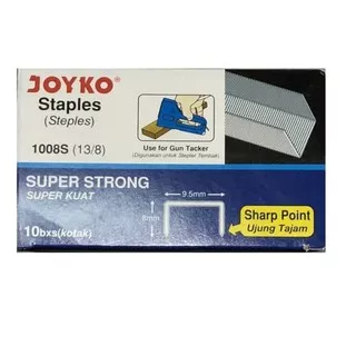 Isi Staples Tembak JOYKO 1008S 13/8 Refill Stapler Tembak/Gun Tacker