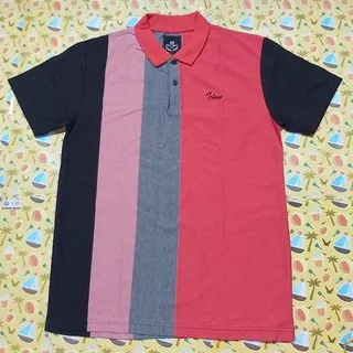 Kaos Krah Pria Size L INTWO Lengan Pendek Atasan Kerah Branded polo shirt lakos