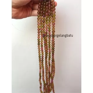 Burgundy Quartz Round Beads 8mm aksesoris premium kuarsa bulat renceng aksesoris craft grosir bahan