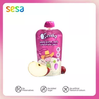 Peachy - Apple Puree, Oats & Prune Juice 110 g (MPASI)