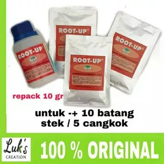 Root up 10 gr root-up rootup repack 10 gr root-up hormon pertumbuhan akar stek cangkok