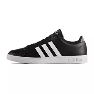 Adidas Neo Advantage Leather Baseline Black White ORIGINAL BNWB Sepatu Hitam Putih Sneakers Casual Sneaker