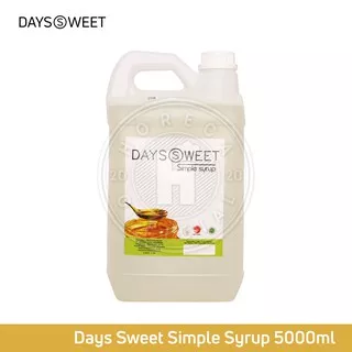 DAYS SWEET SIMPLE SYRUP 5L / DAYSSWEET SIMPEL SIRUP 5 LITER