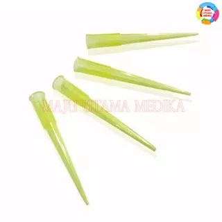 Yellow Tips Micropipet Tips Kuning Onemed isi 1000pcs , Yellow Tip Mikropipet