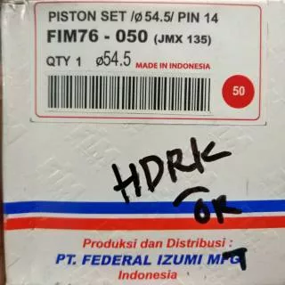 Piston kit Jupiter MX oversize 50