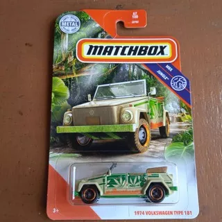 matchbox vw camat safari 1974 volkswagen type 181 coklat