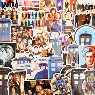 ? Doctor Who Series 02 Stikers ? 50Pcs/Set BBC TV Shows TARDIS DIY Mixed Decals Doodle Stikers