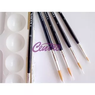 Lyra Giotto Art Brush Round Set Isi 5 Kuas Cat Air Minyak Akrilik