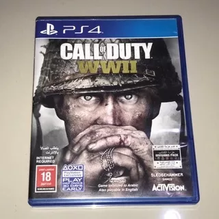 [PS4] DLC Unused COD WW2 World WAR II 2 Call of Duty WWII (Reg 2) WW BD Kaset PS 4 CD Games Playstation PS5 5 Region2 Region R2 R Bekas Second