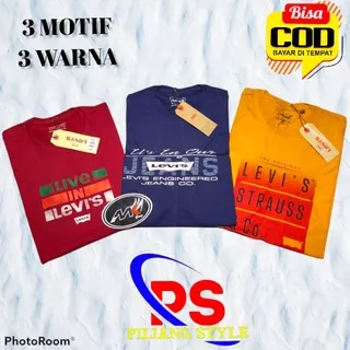 paket 3pcs 99RB || kaos LEVIS  || kaos distro || kaos dewasa || kaos oblong dewasa || kaos pria