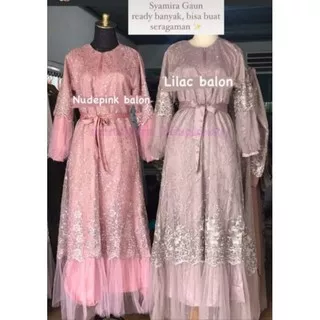 Baju Syamira Drss Lengan Balon Bordir martapura