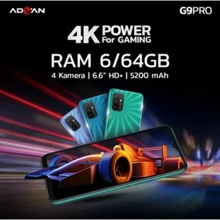 HP ADVAN G9 PRO RAM 6GB ROM 64GB GARANSI RESMI