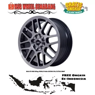 Velg Racing HSR RAIS1 Ring 15 Velg Mobil Avanza Xenia Sirion Ayla Agya Sigra Brio Datsun Go Mirage