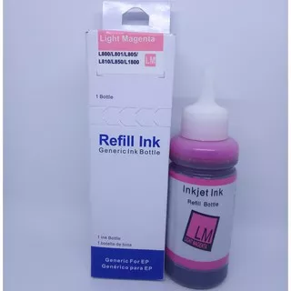 Tinta Refill Ink 673 T6736 Compatible Epson Light Magenta Merah Muda