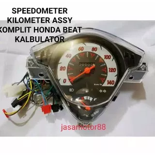 SPEEDOMETER KILOMETER ASSY KOMPLIT HONDA BEAT KARBU